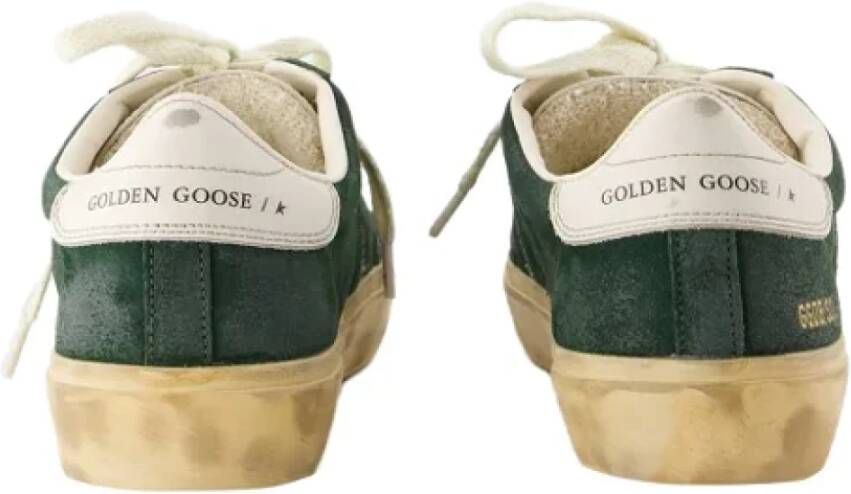 Golden Goose Leather sneakers Green Dames