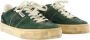 Golden Goose Leather sneakers Green Dames - Thumbnail 2