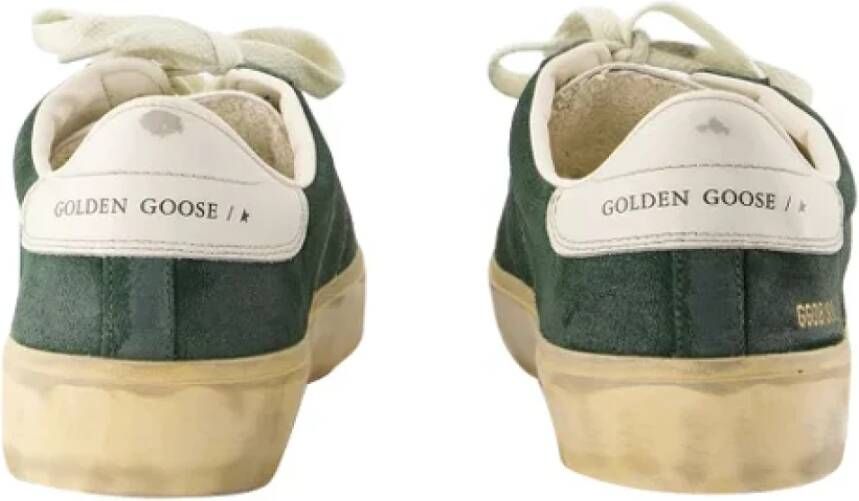 Golden Goose Leather sneakers Green Dames