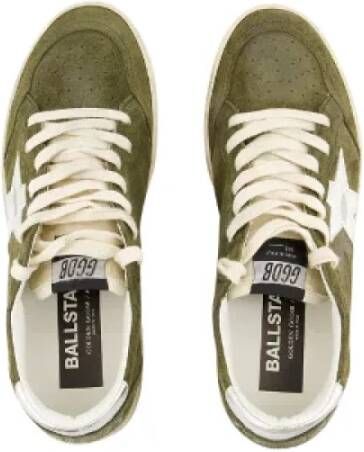 Golden Goose Leather sneakers Green Heren