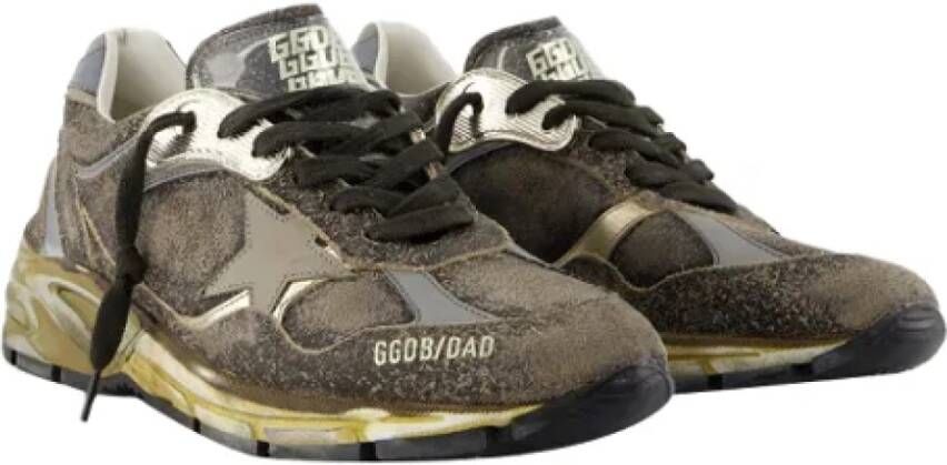 Golden Goose Leather sneakers Green Heren