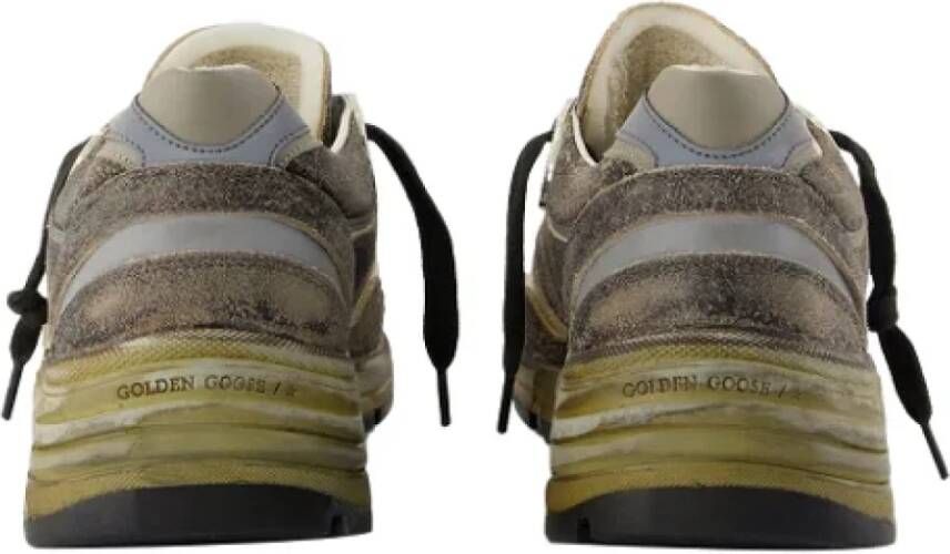 Golden Goose Leather sneakers Green Heren