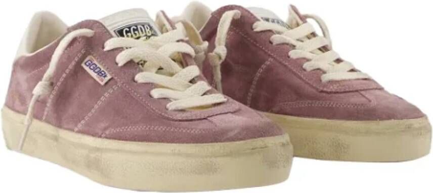 Golden Goose Leather sneakers Purple Dames