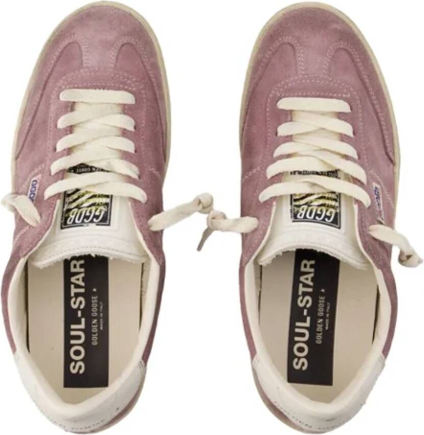 Golden Goose Leather sneakers Purple Dames