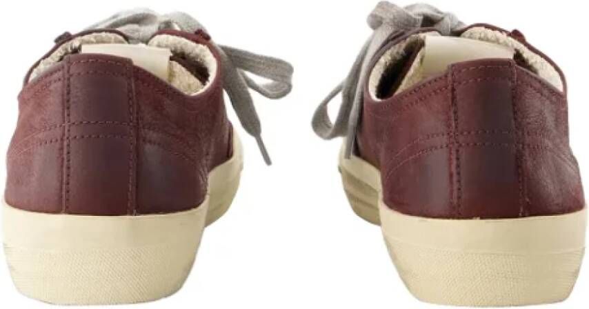 Golden Goose Leather sneakers Red Dames