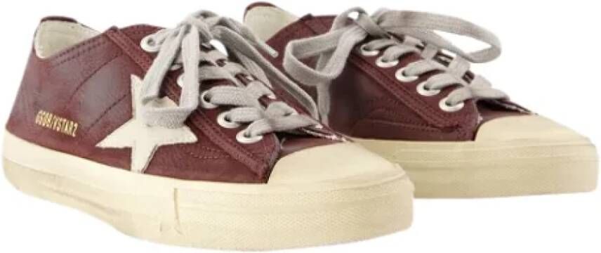 Golden Goose Leather sneakers Red Dames