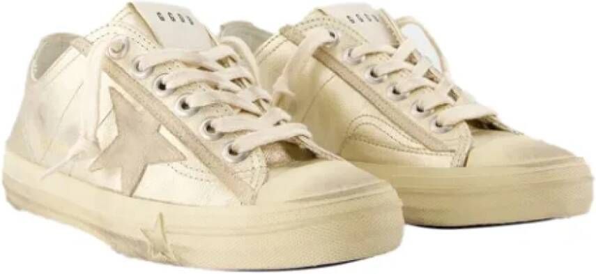 Golden Goose Leather sneakers Yellow Dames