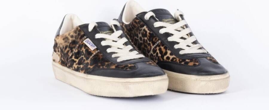 Golden Goose Leopard Soul Star Bruine Sneakers Brown Dames