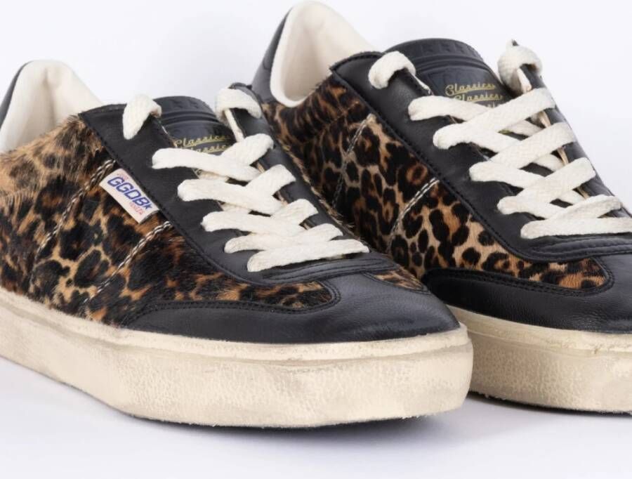 Golden Goose Leopard Soul Star Bruine Sneakers Brown Dames