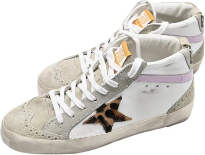 Golden Goose Leopard Star Sneakers Multicolor Dames