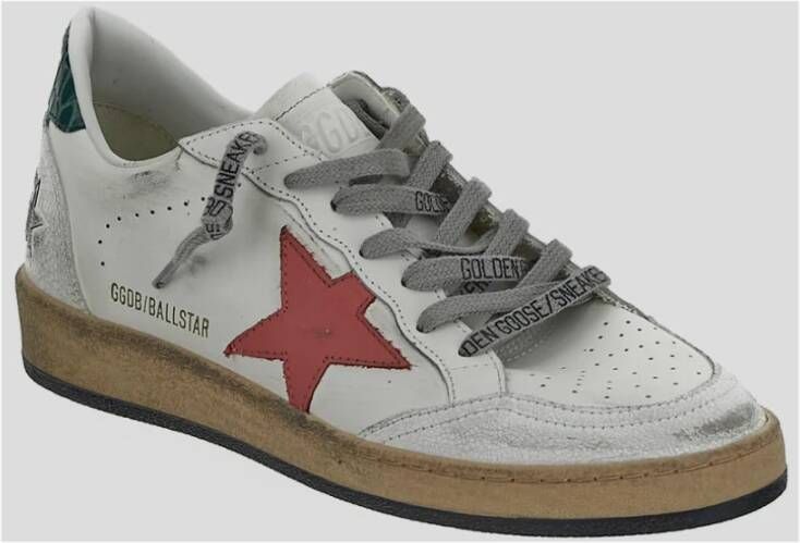 Golden Goose Leren Ball Star Sneaker White Dames