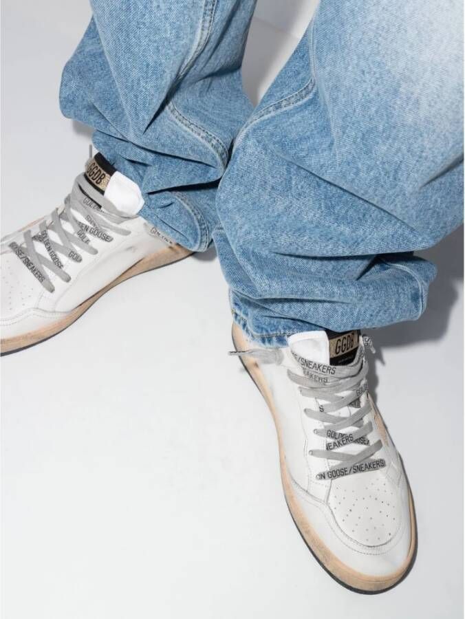 Golden Goose Leren Ball Star Sneakers White Dames