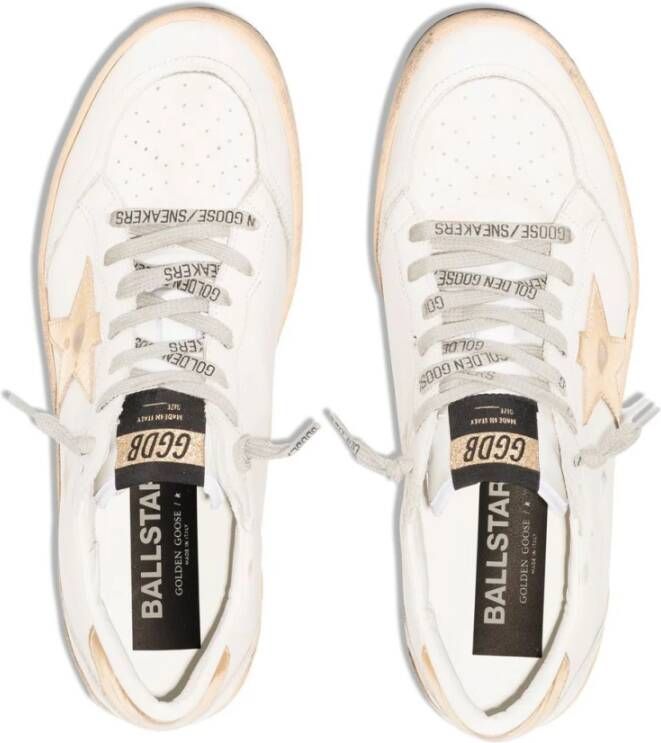 Golden Goose Leren Ball Star Sneakers White Dames