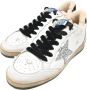 Golden Goose Leren Ball Star Sneakers Wit Zilver Zwart White Dames - Thumbnail 3