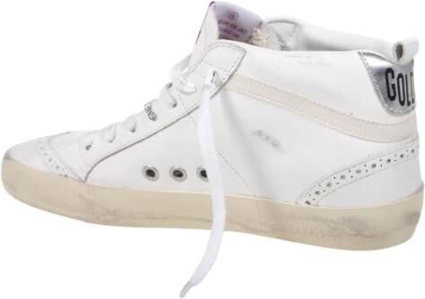 Golden Goose Leren Bovenkant Glitter Ster Hiel Sneakers White Dames