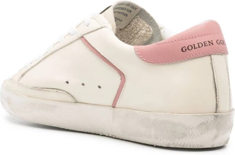 Golden Goose Leren Casual Sneakers in Beige Dames