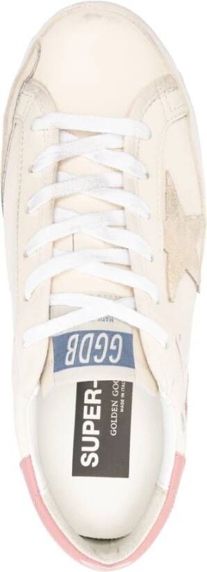 Golden Goose Leren Casual Sneakers in Beige Dames