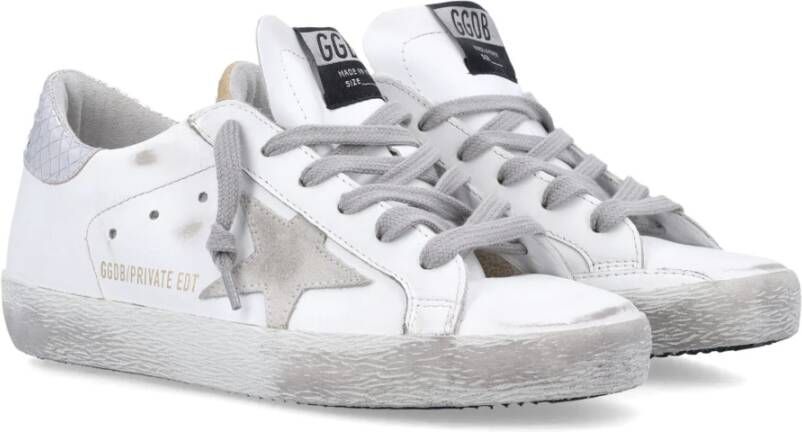 Golden Goose Leren damessneakers voor casual elegantie White Dames