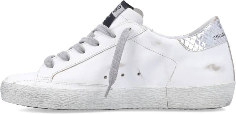 Golden Goose Leren damessneakers voor casual elegantie White Dames