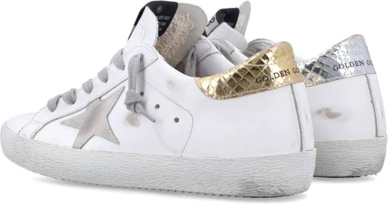 Golden Goose Leren damessneakers voor casual elegantie White Dames