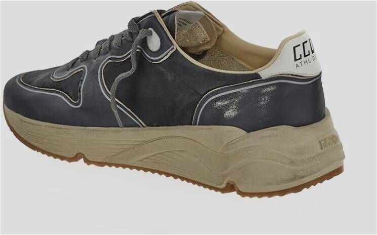 Golden Goose Leren Hardloopschoenen Sneakers Blue Heren