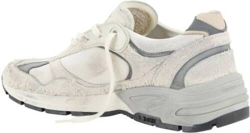 Golden Goose Leren Running Dad Sneakers White Heren