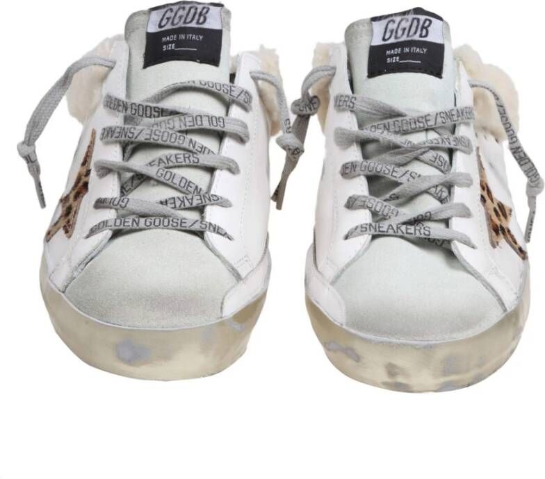 Golden Goose Leren sabot met gespotte ster muilezels Multicolor Dames