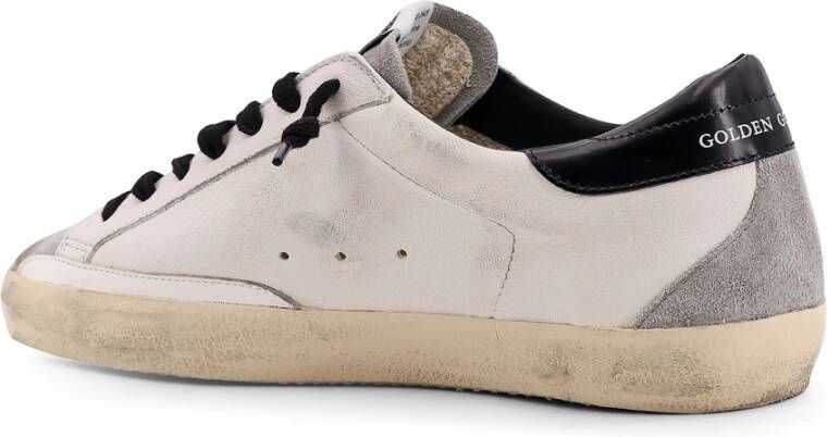 Golden Goose Leren Skate Sneakers met Sterdetail White Heren