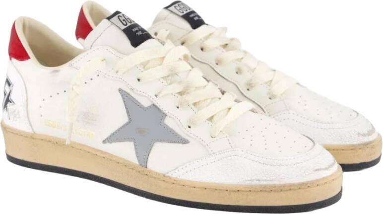 Golden Goose Leren Sneakers met Sterlogo White Heren