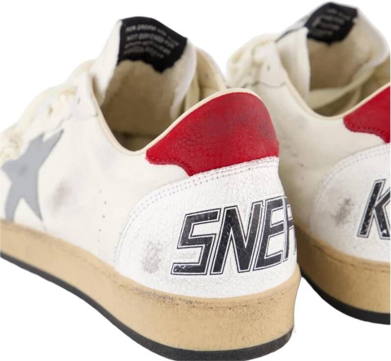 Golden Goose Leren Sneakers met Sterlogo White Heren