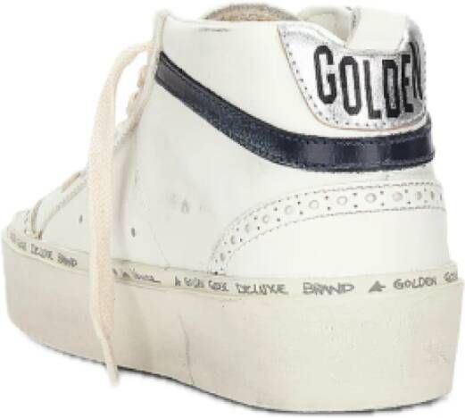 Golden Goose Leren sneakers met suède afwerking White Dames