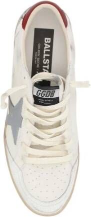 Golden Goose Leren sneakers met suède inzetstukken Beige Heren