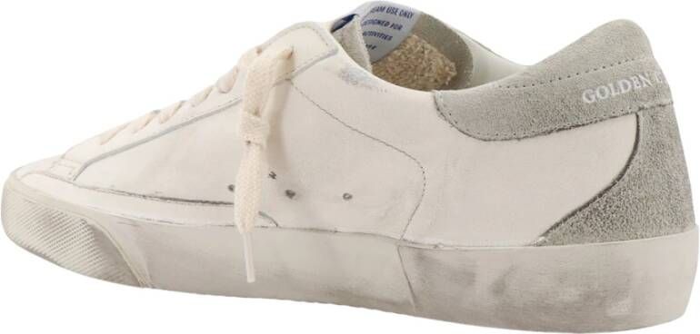 Golden Goose Eenvoudige Superstar Sneakers White Heren