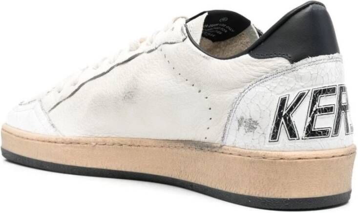 Golden Goose Leren Star Basketbalsneakers White Heren