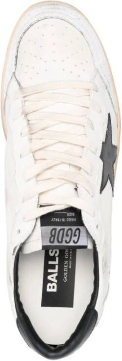 Golden Goose Leren Star Basketbalsneakers White Heren