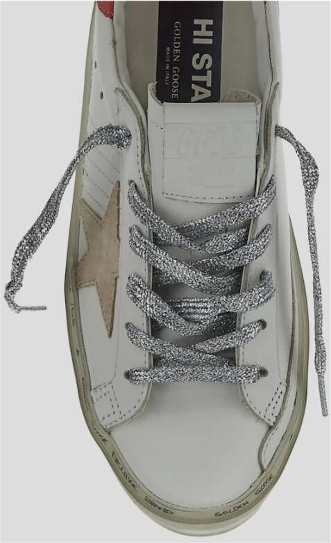 Golden Goose Leren Star Sneaker White Dames