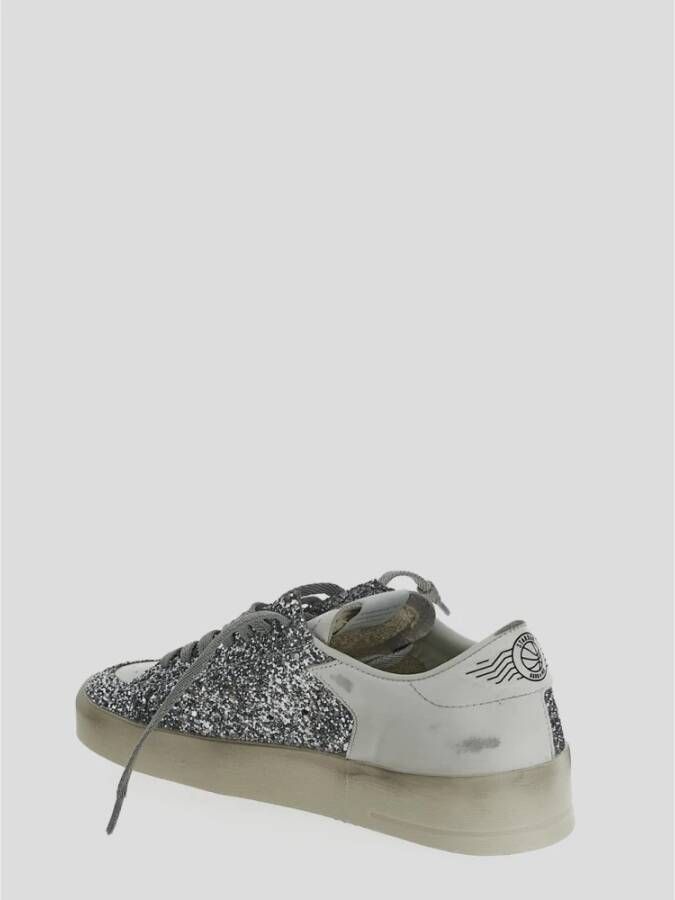 Golden Goose Leren Stardan Sneaker Gray Dames