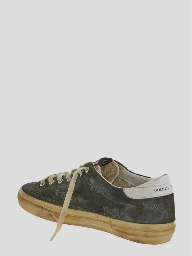 Golden Goose Leren Super Star Sneaker Green Heren