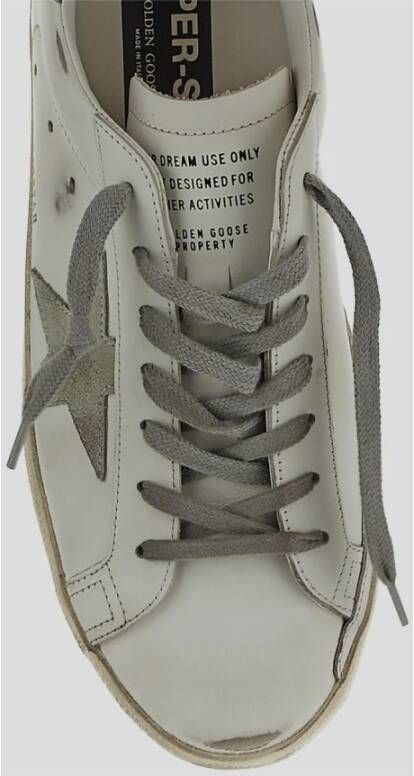 Golden Goose Leren Super-Star Sneaker White Heren