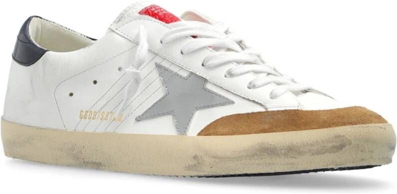 Golden Goose Leren Superstar Sneakers White Heren