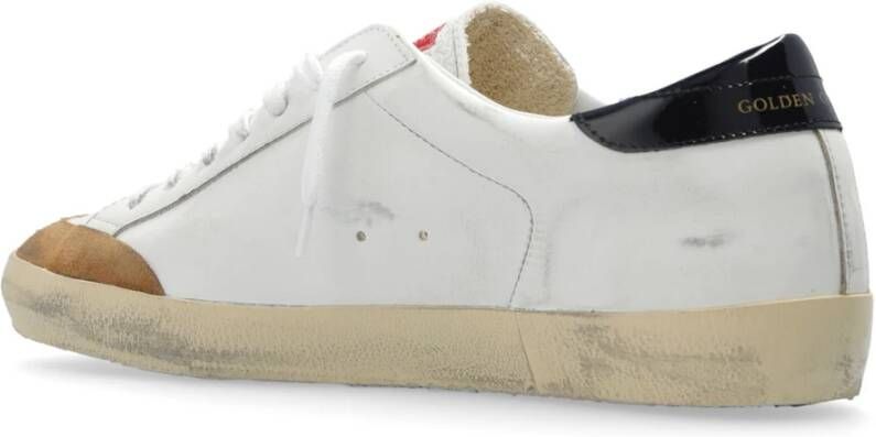 Golden Goose Leren Superstar Sneakers White Heren