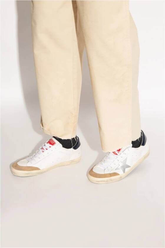 Golden Goose Leren Superstar Sneakers White Heren