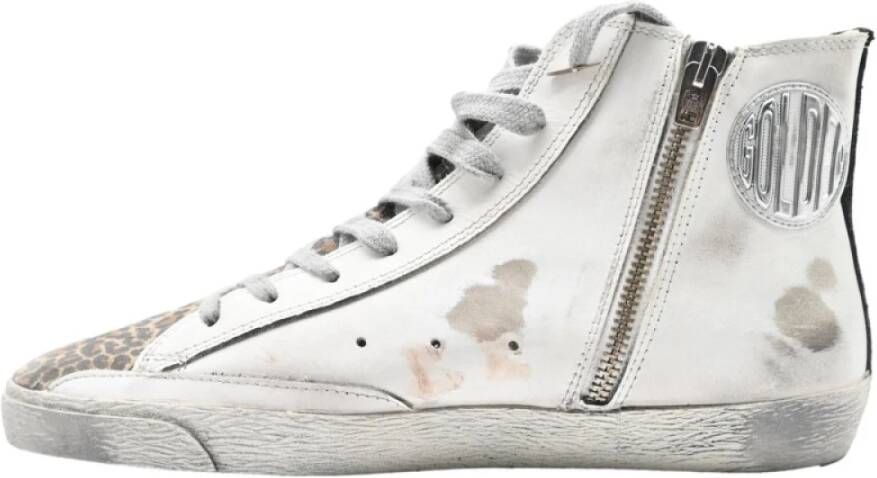 Golden Goose Luipaard Ster Sneakers White Dames