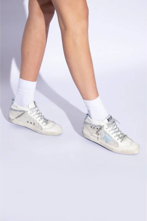 Golden Goose Mid Star Classic hoge sneakers White Dames