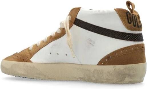 Golden Goose Mid Star Leren High Top Sneakers Multicolor Dames