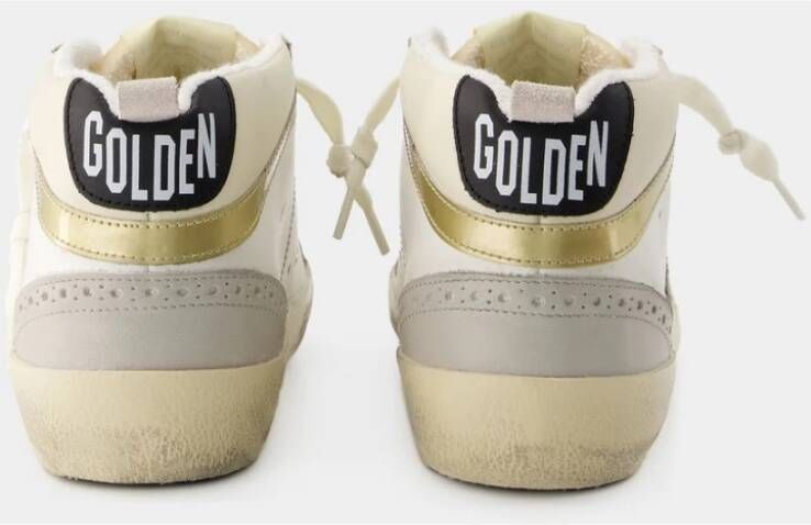 Golden Goose Mid Star Sneakers Multi Leer Wit Dames