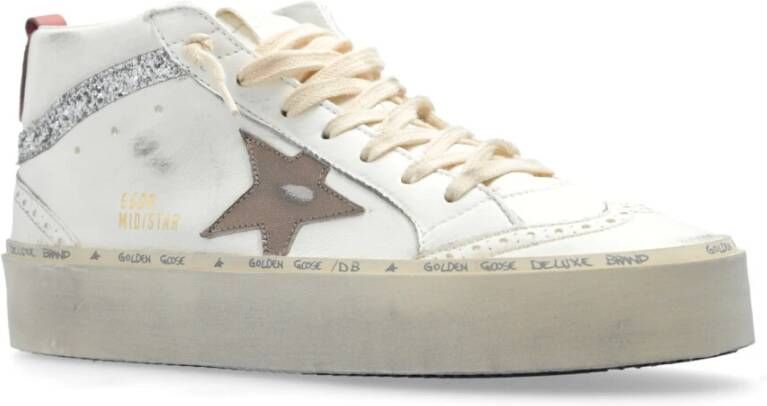 Golden Goose Mid Star Sneakers White Dames