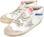 Golden Goose Mid Star Suede Glitter Sneakers White Dames - Thumbnail 3