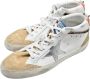 Golden Goose Mid Star Suede Sneakers Wit Zilver White Heren - Thumbnail 3