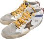 Golden Goose Mid Star Suede White Ice Beige Sneakers White Heren - Thumbnail 3